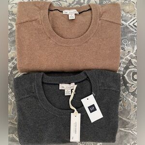 Bundle of Two Men’s Cotton Cashmere Sweaters from GAP